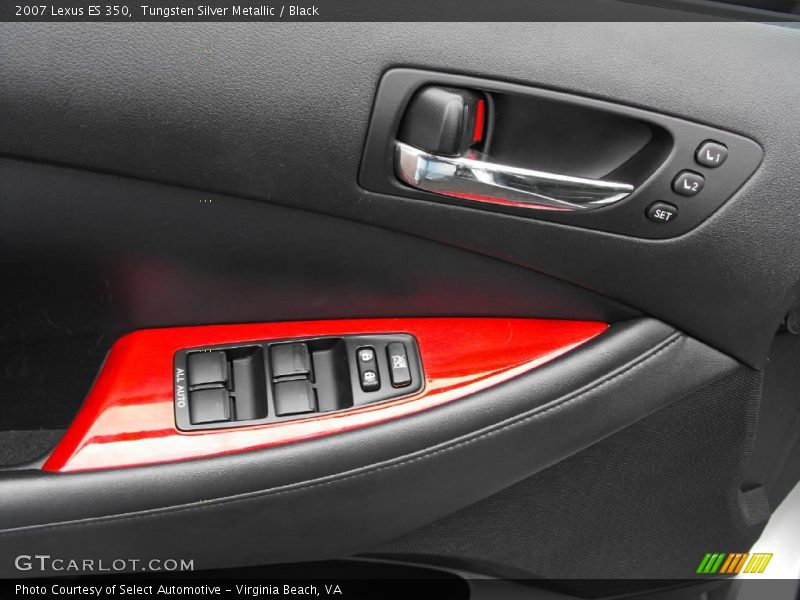 Tungsten Silver Metallic / Black 2007 Lexus ES 350