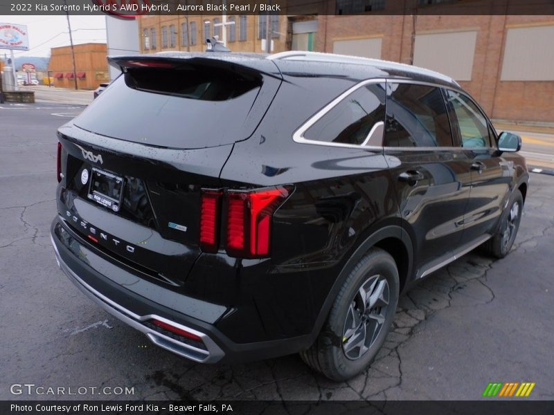 Aurora Black Pearl / Black 2022 Kia Sorento Hybrid S AWD Hybrid