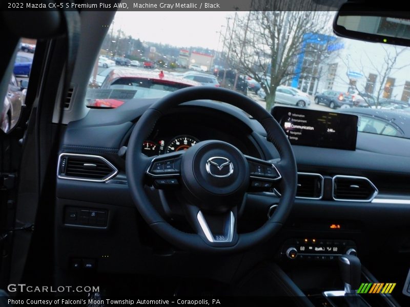 Machine Gray Metallic / Black 2022 Mazda CX-5 S Premium Plus AWD