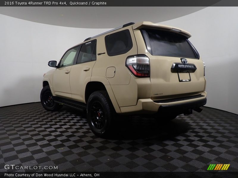 Quicksand / Graphite 2016 Toyota 4Runner TRD Pro 4x4