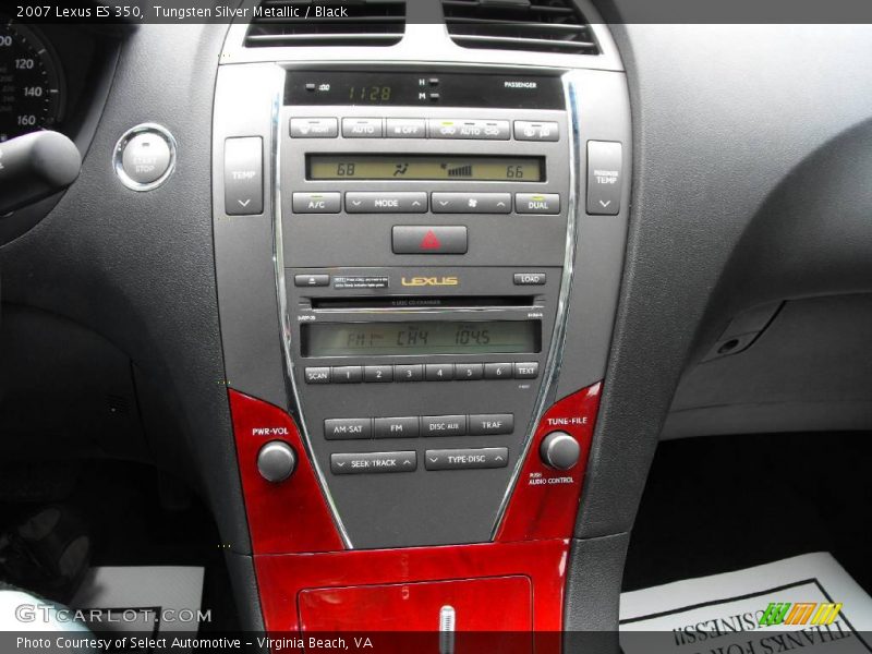 Tungsten Silver Metallic / Black 2007 Lexus ES 350