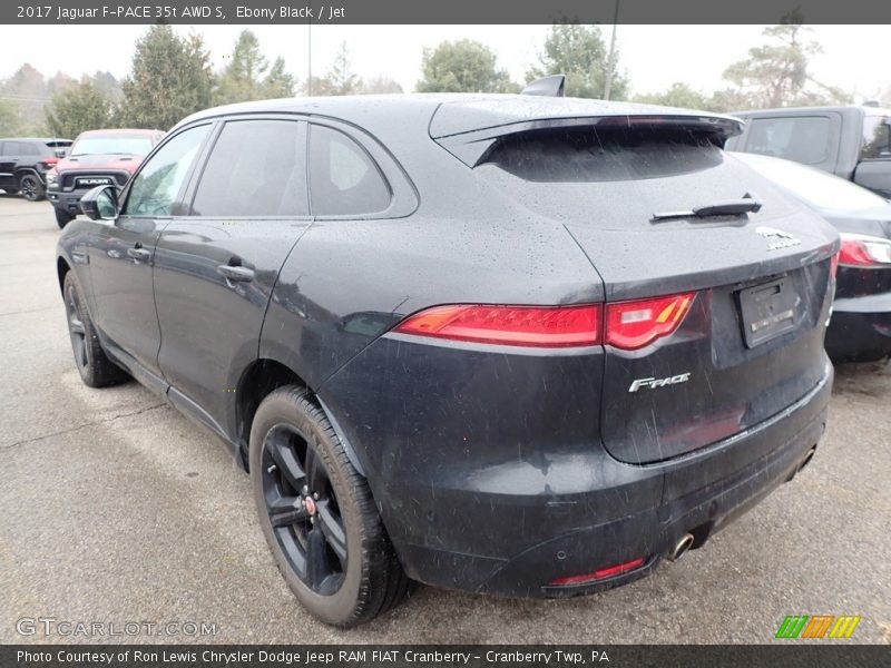Ebony Black / Jet 2017 Jaguar F-PACE 35t AWD S