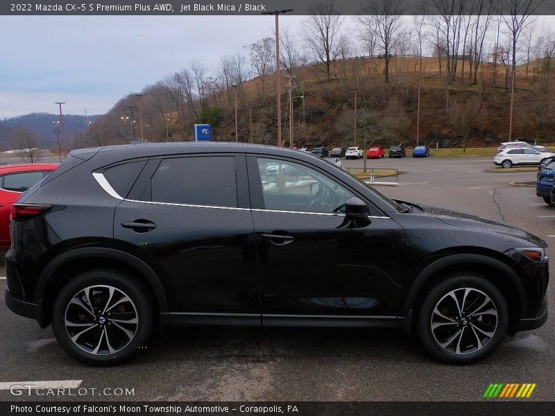 Jet Black Mica / Black 2022 Mazda CX-5 S Premium Plus AWD