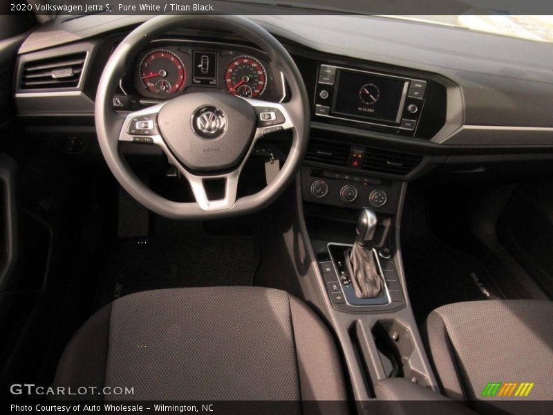 Pure White / Titan Black 2020 Volkswagen Jetta S