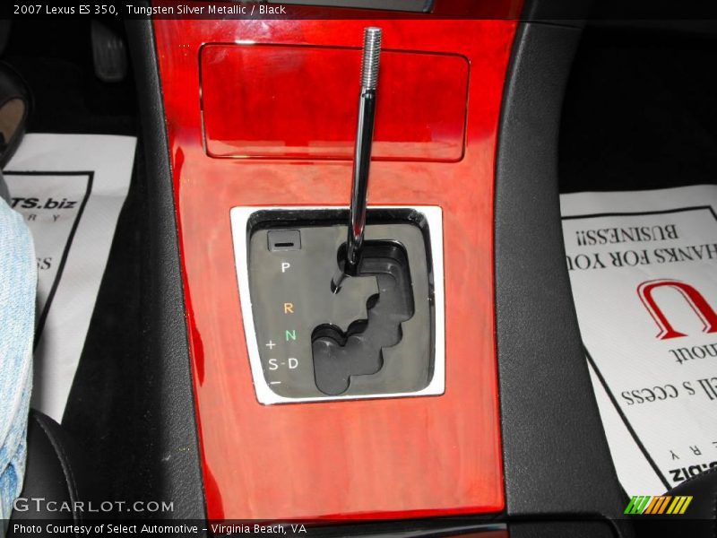 Tungsten Silver Metallic / Black 2007 Lexus ES 350