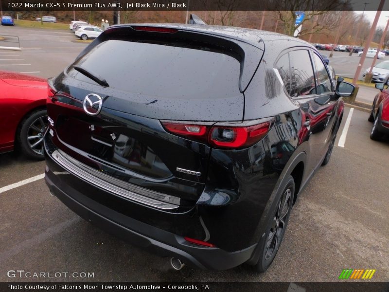 Jet Black Mica / Black 2022 Mazda CX-5 S Premium Plus AWD