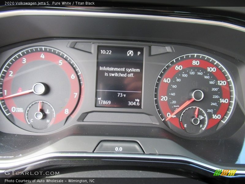 Pure White / Titan Black 2020 Volkswagen Jetta S
