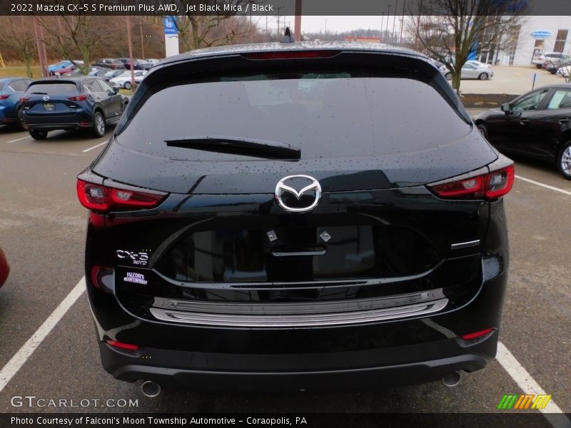 Jet Black Mica / Black 2022 Mazda CX-5 S Premium Plus AWD