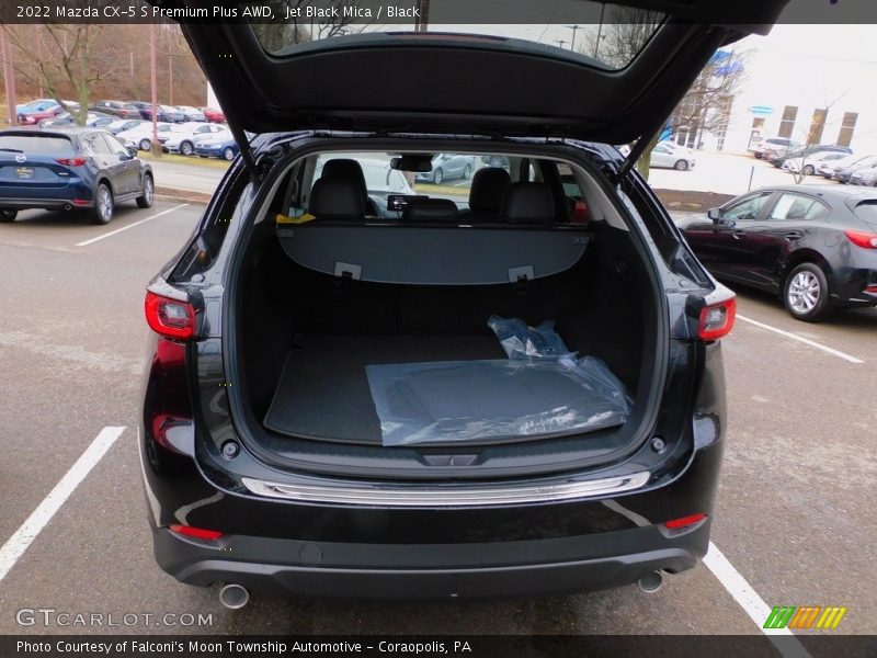 Jet Black Mica / Black 2022 Mazda CX-5 S Premium Plus AWD