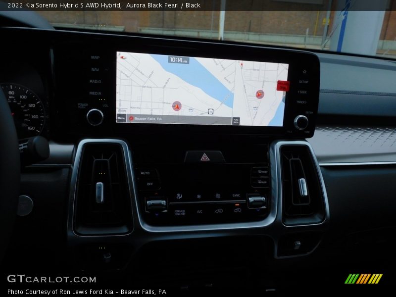 Aurora Black Pearl / Black 2022 Kia Sorento Hybrid S AWD Hybrid