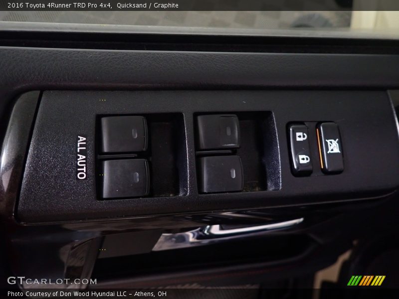 Quicksand / Graphite 2016 Toyota 4Runner TRD Pro 4x4