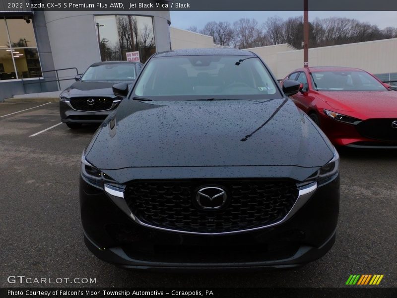 Jet Black Mica / Black 2022 Mazda CX-5 S Premium Plus AWD