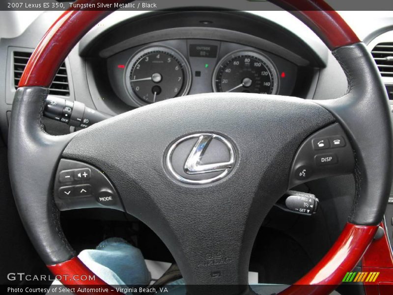 Tungsten Silver Metallic / Black 2007 Lexus ES 350