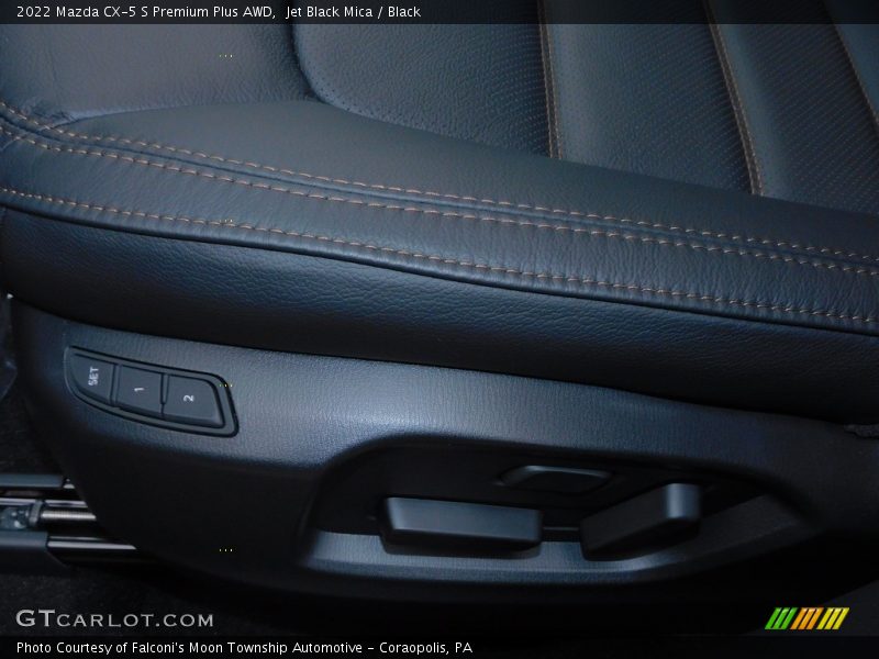 Jet Black Mica / Black 2022 Mazda CX-5 S Premium Plus AWD