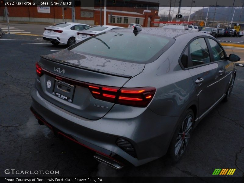 Steel Gray / Black 2022 Kia Forte GT