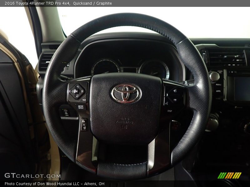 Quicksand / Graphite 2016 Toyota 4Runner TRD Pro 4x4