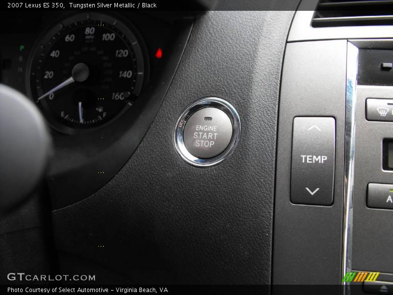 Tungsten Silver Metallic / Black 2007 Lexus ES 350