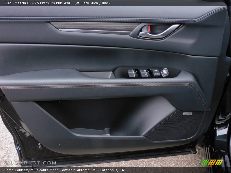 Jet Black Mica / Black 2022 Mazda CX-5 S Premium Plus AWD