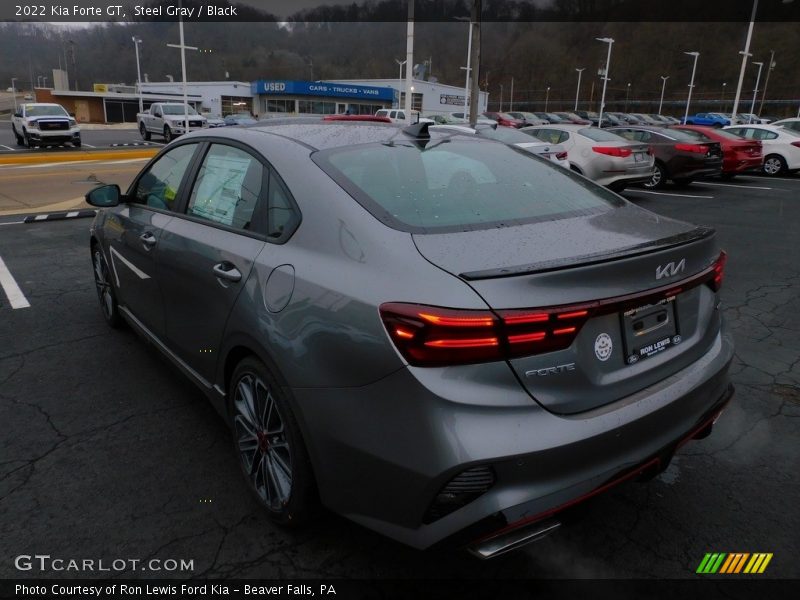 Steel Gray / Black 2022 Kia Forte GT