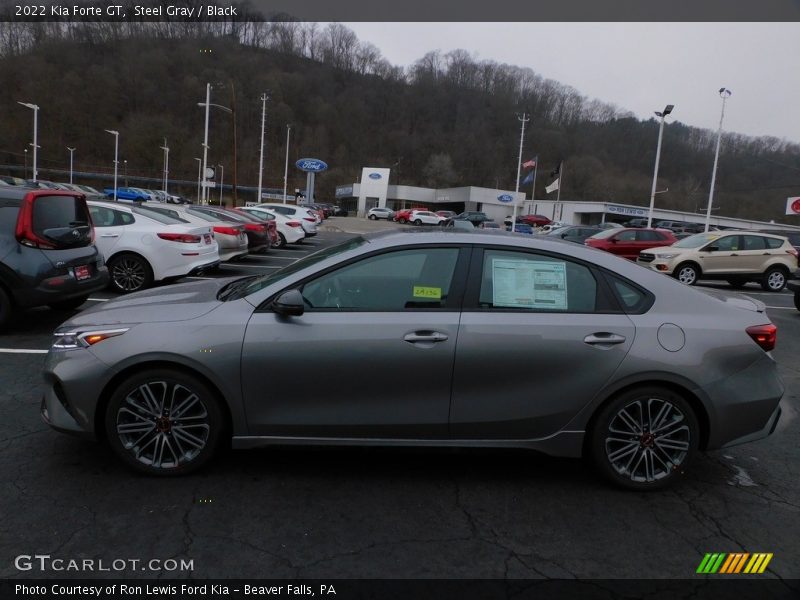 Steel Gray / Black 2022 Kia Forte GT
