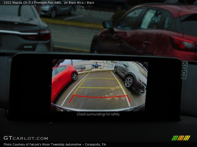 Jet Black Mica / Black 2022 Mazda CX-5 S Premium Plus AWD