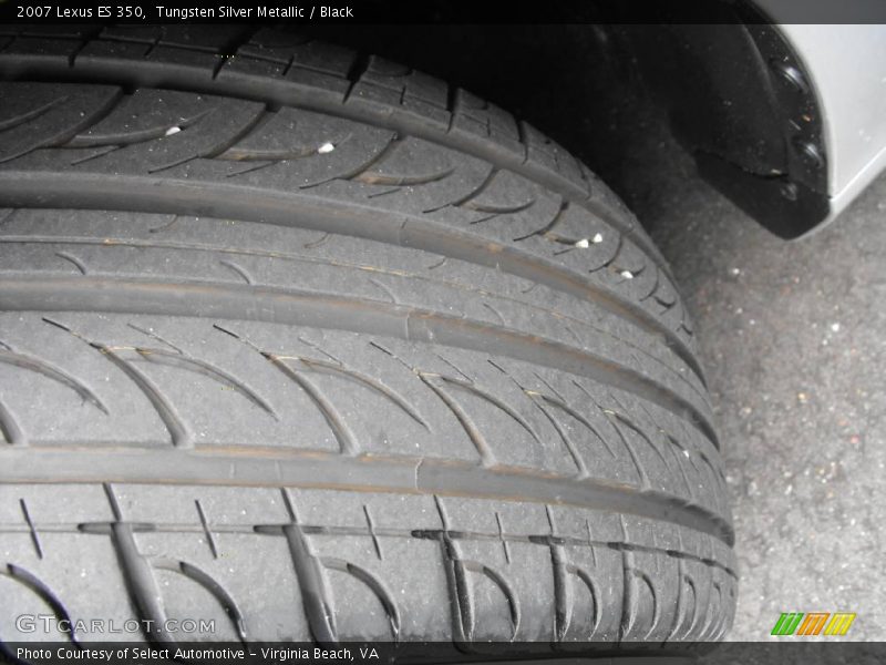 Tungsten Silver Metallic / Black 2007 Lexus ES 350