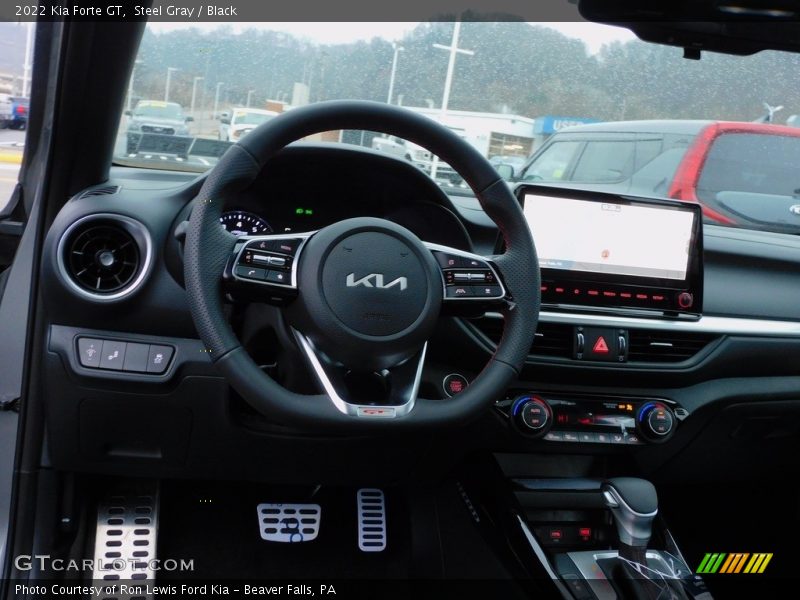 Steel Gray / Black 2022 Kia Forte GT