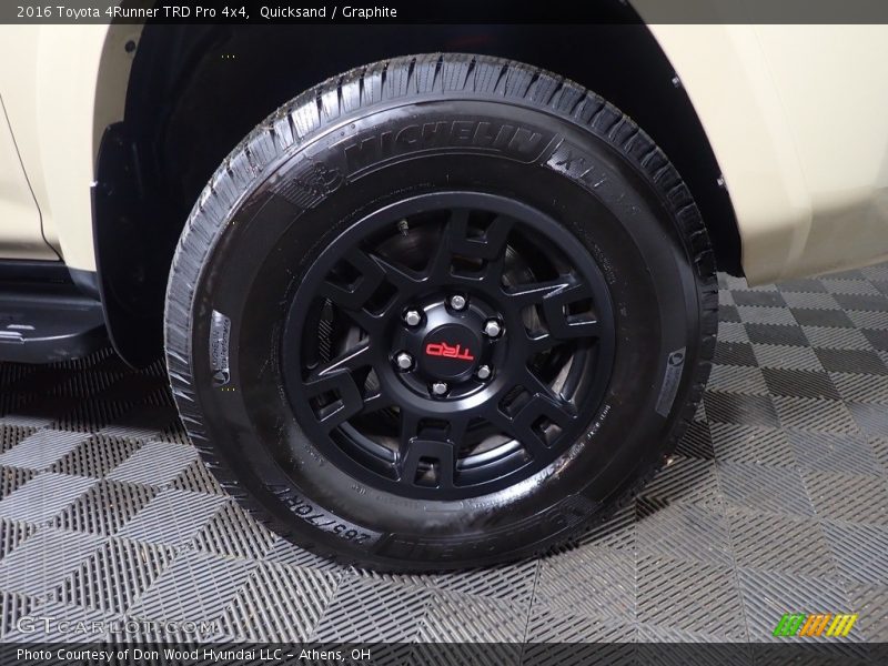 Quicksand / Graphite 2016 Toyota 4Runner TRD Pro 4x4
