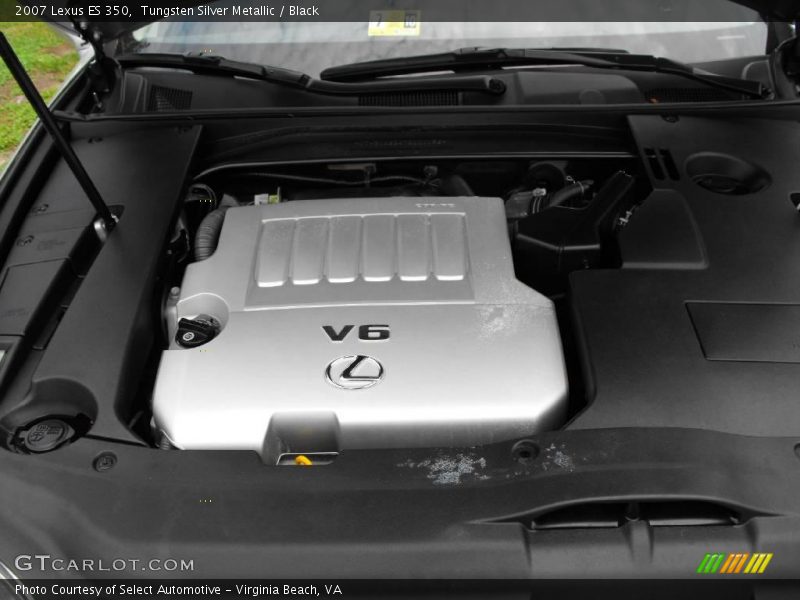 Tungsten Silver Metallic / Black 2007 Lexus ES 350