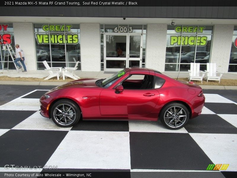 Soul Red Crystal Metallic / Black 2021 Mazda MX-5 Miata RF Grand Touring