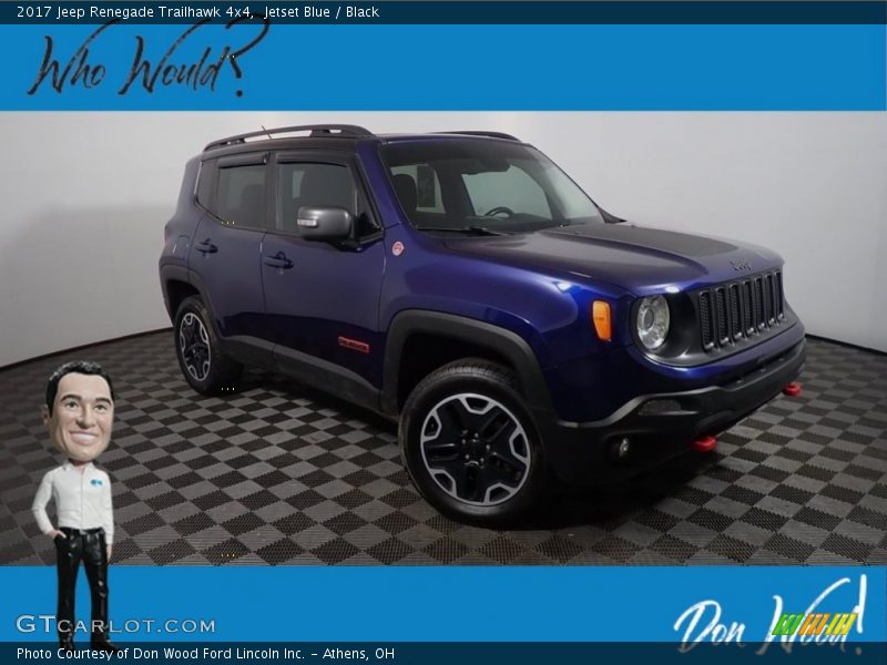 Jetset Blue / Black 2017 Jeep Renegade Trailhawk 4x4