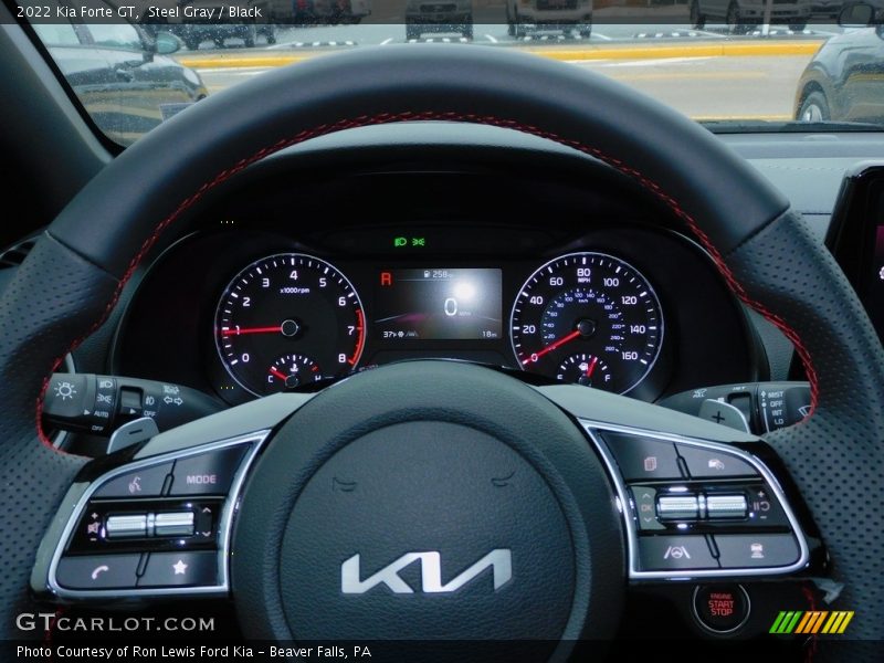 Steel Gray / Black 2022 Kia Forte GT