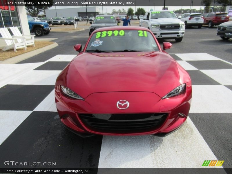 Soul Red Crystal Metallic / Black 2021 Mazda MX-5 Miata RF Grand Touring