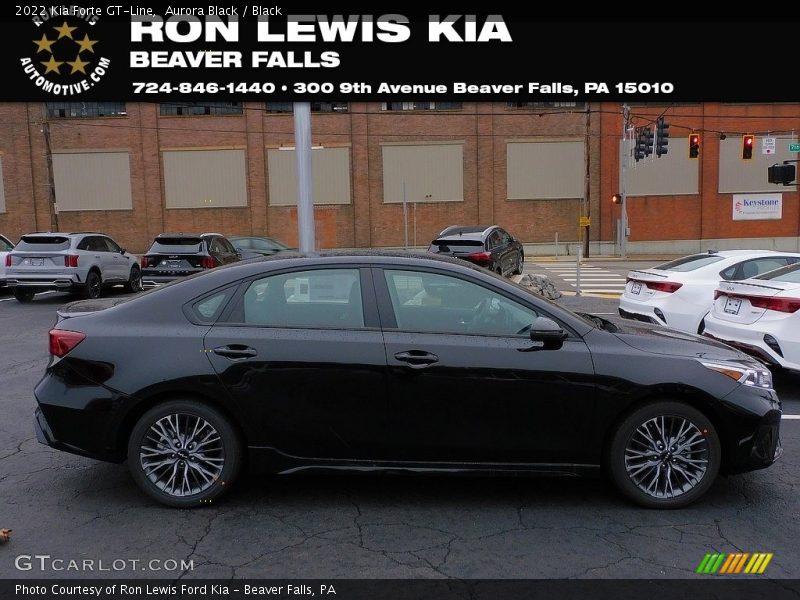 Aurora Black / Black 2022 Kia Forte GT-Line