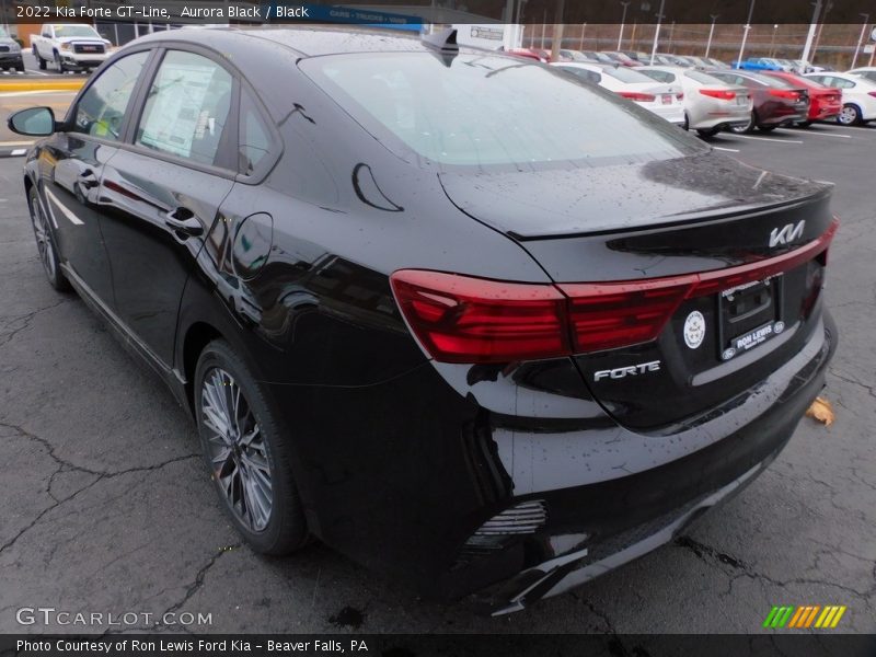 Aurora Black / Black 2022 Kia Forte GT-Line