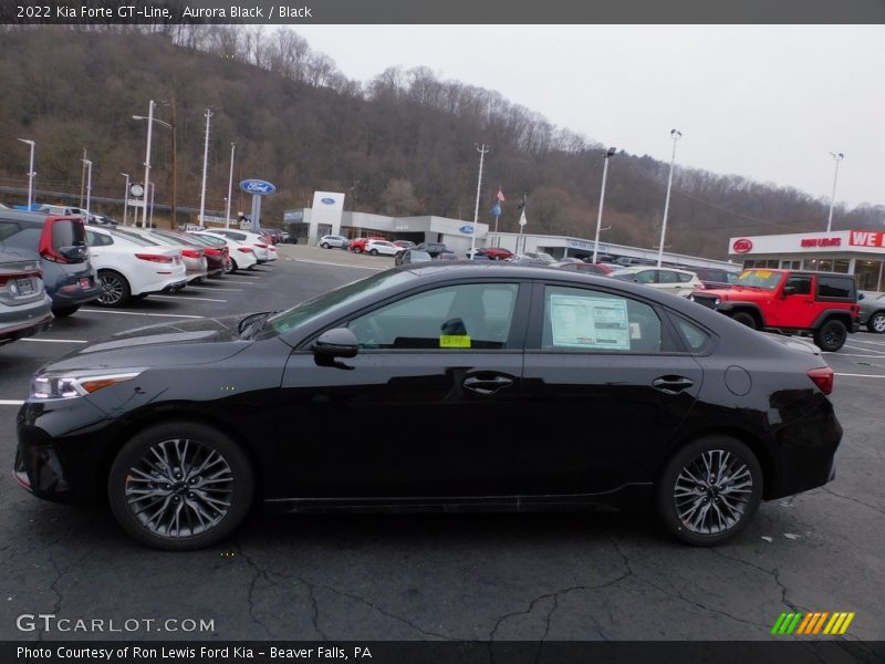Aurora Black / Black 2022 Kia Forte GT-Line