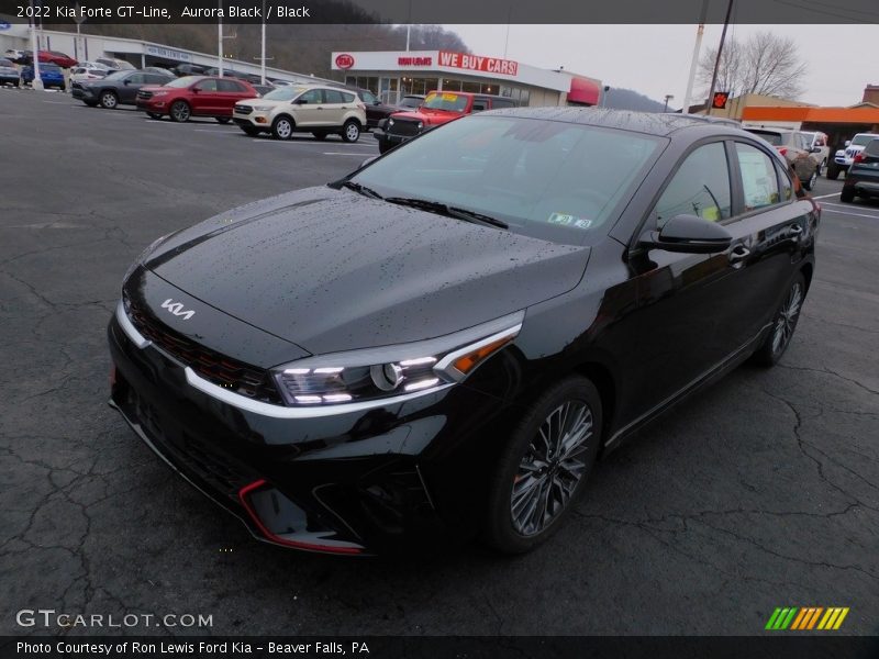 Aurora Black / Black 2022 Kia Forte GT-Line