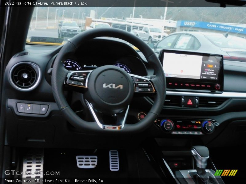 Aurora Black / Black 2022 Kia Forte GT-Line