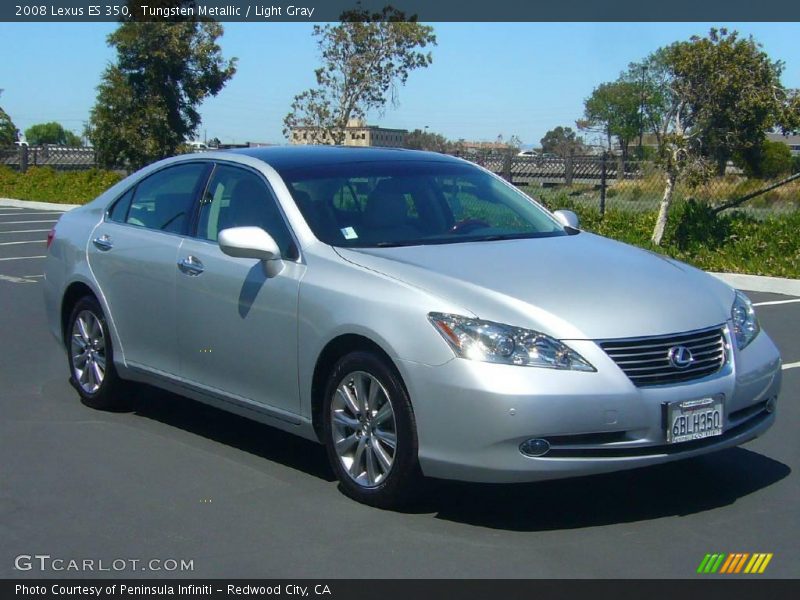 Tungsten Metallic / Light Gray 2008 Lexus ES 350