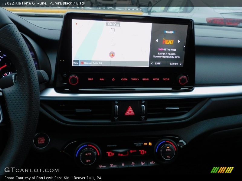 Aurora Black / Black 2022 Kia Forte GT-Line