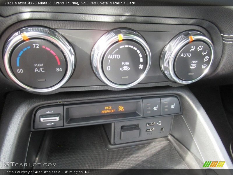 Controls of 2021 MX-5 Miata RF Grand Touring