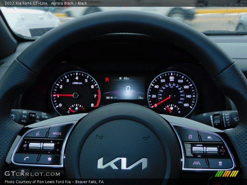 Aurora Black / Black 2022 Kia Forte GT-Line