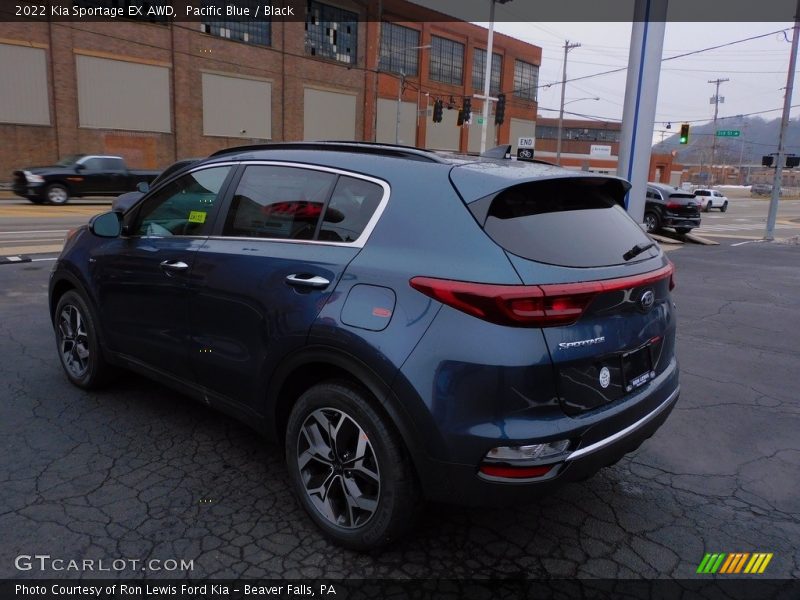 Pacific Blue / Black 2022 Kia Sportage EX AWD