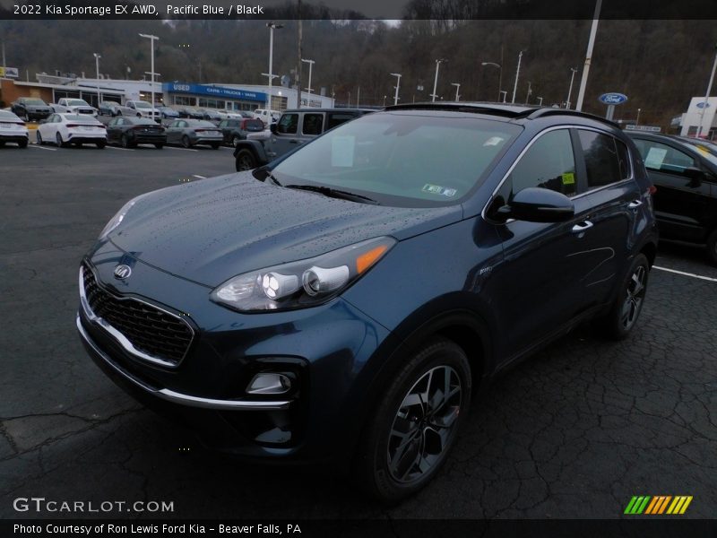 Pacific Blue / Black 2022 Kia Sportage EX AWD