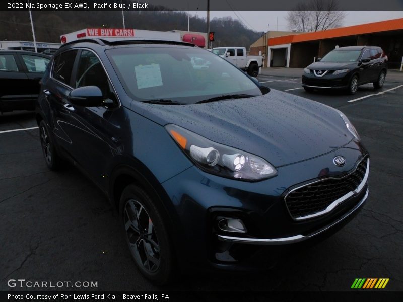 Pacific Blue / Black 2022 Kia Sportage EX AWD
