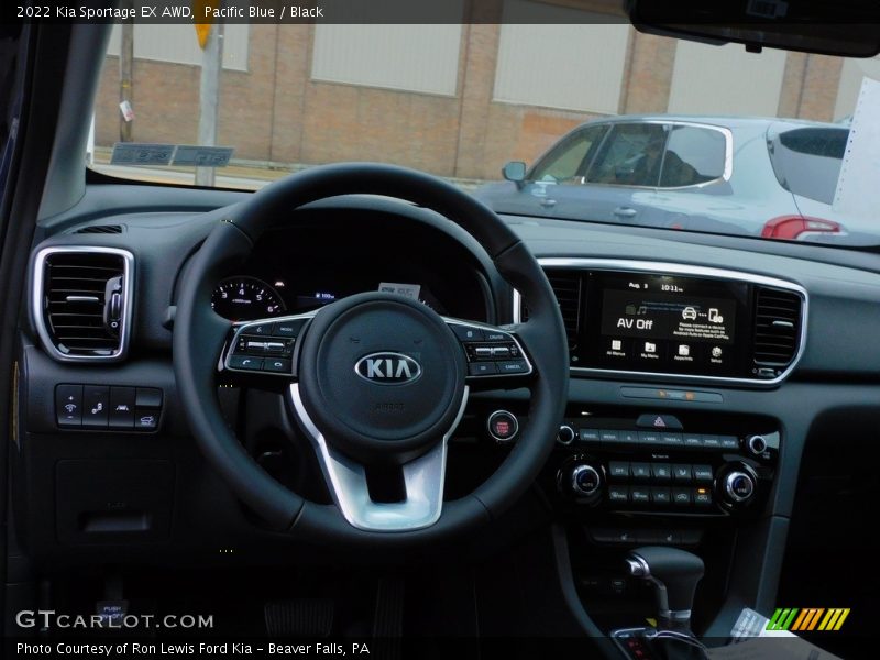Pacific Blue / Black 2022 Kia Sportage EX AWD