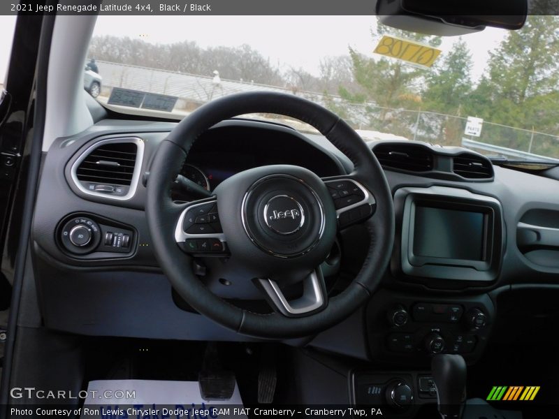 Black / Black 2021 Jeep Renegade Latitude 4x4