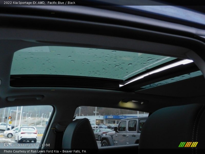 Pacific Blue / Black 2022 Kia Sportage EX AWD