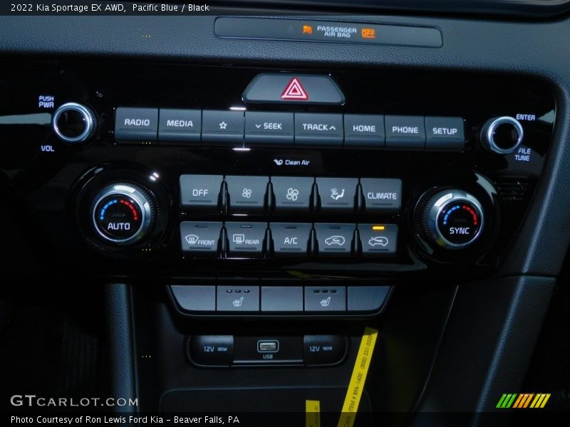 Pacific Blue / Black 2022 Kia Sportage EX AWD