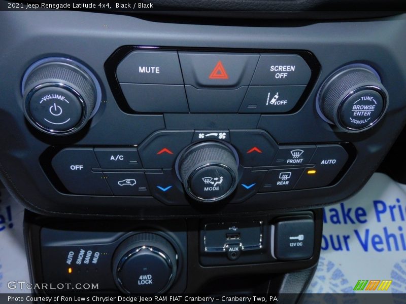 Black / Black 2021 Jeep Renegade Latitude 4x4